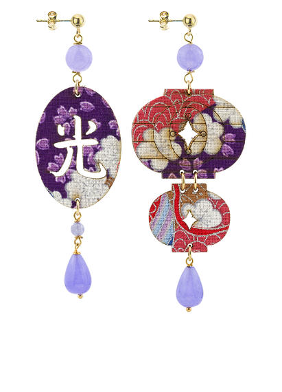 Orecchini Lanterna Lilla - Lebole Maison